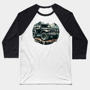 Jeep Wrangler Baseball T-Shirt